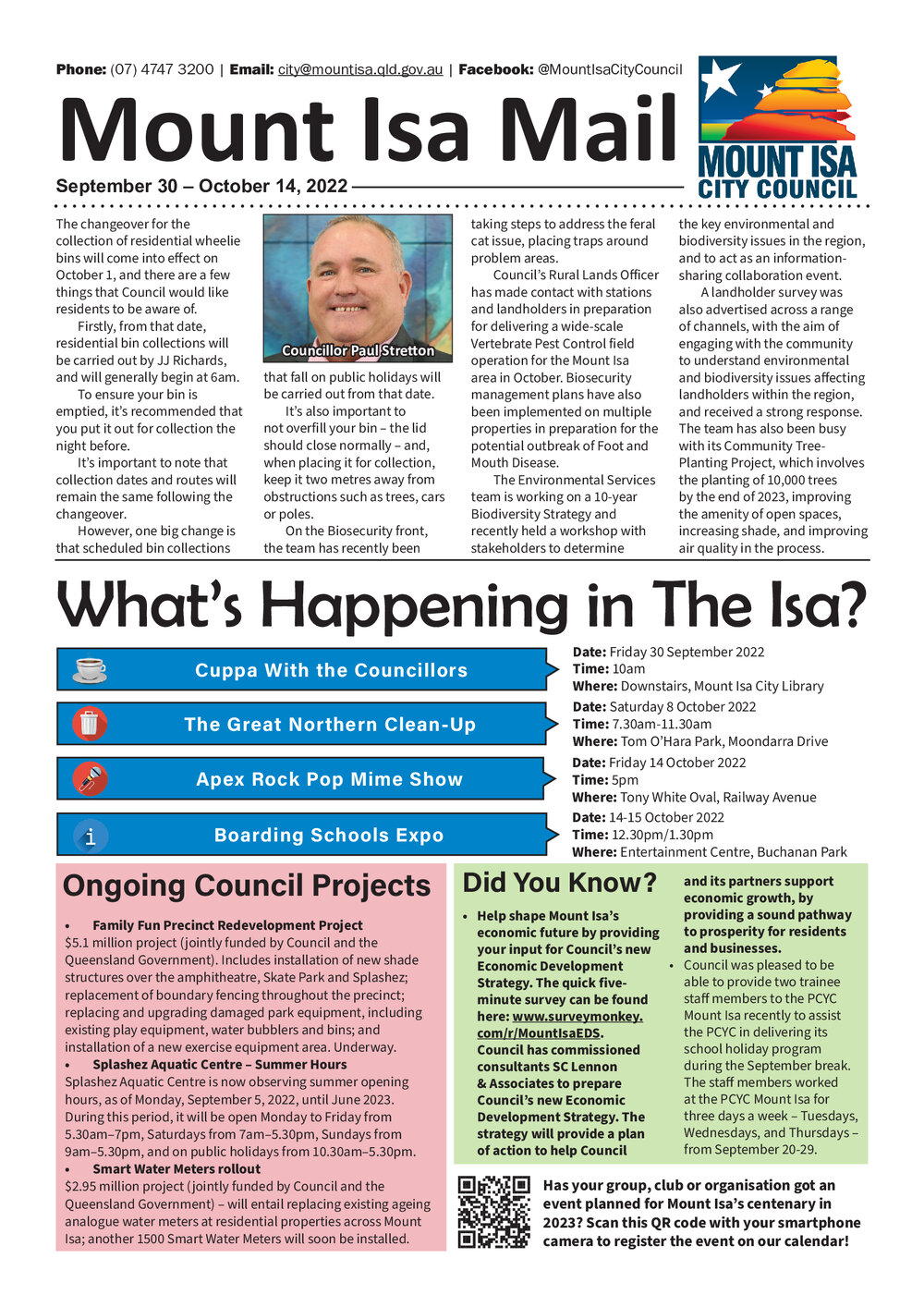 Mount Isa Mail, 30 September 2022