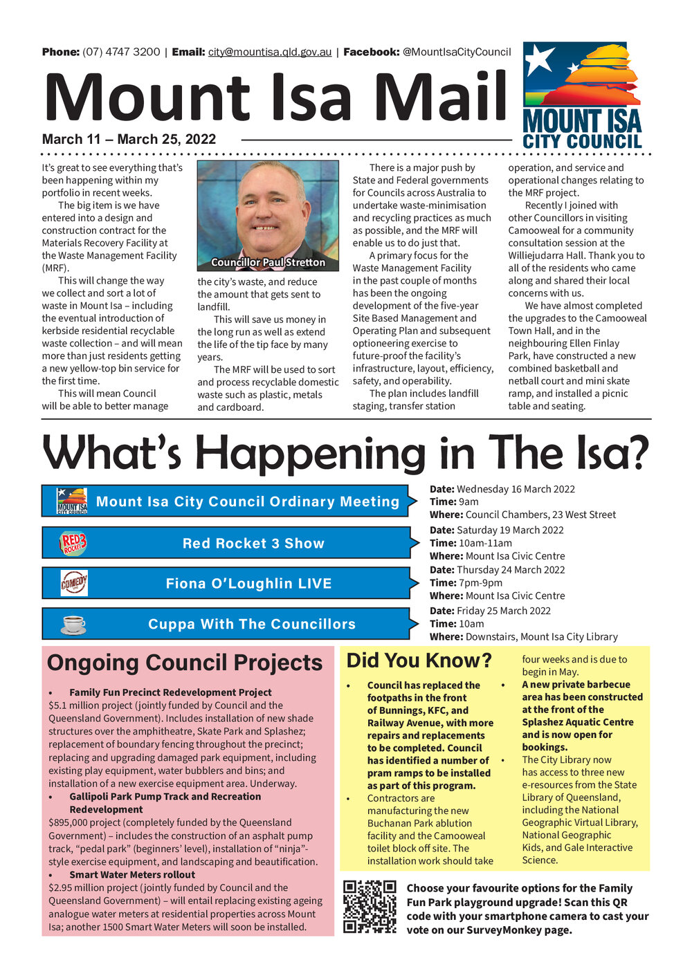 Mount Isa Mail, 11 March 2022