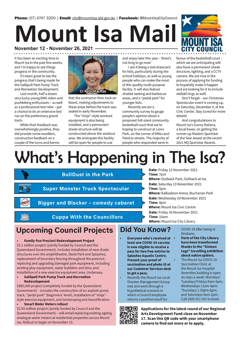 Mount Isa Mail, 12 November 2021