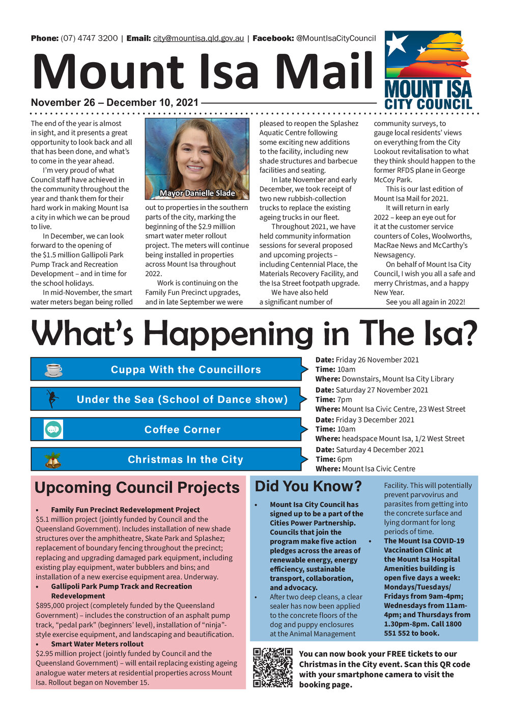 Mount Isa Mail, 26 November 2021