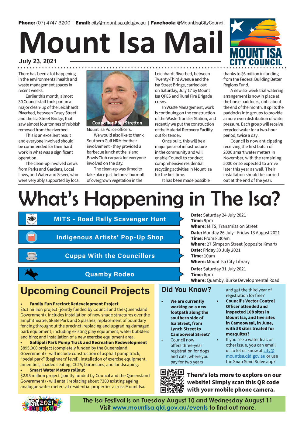 Mount Isa Mail, 23 July 2021