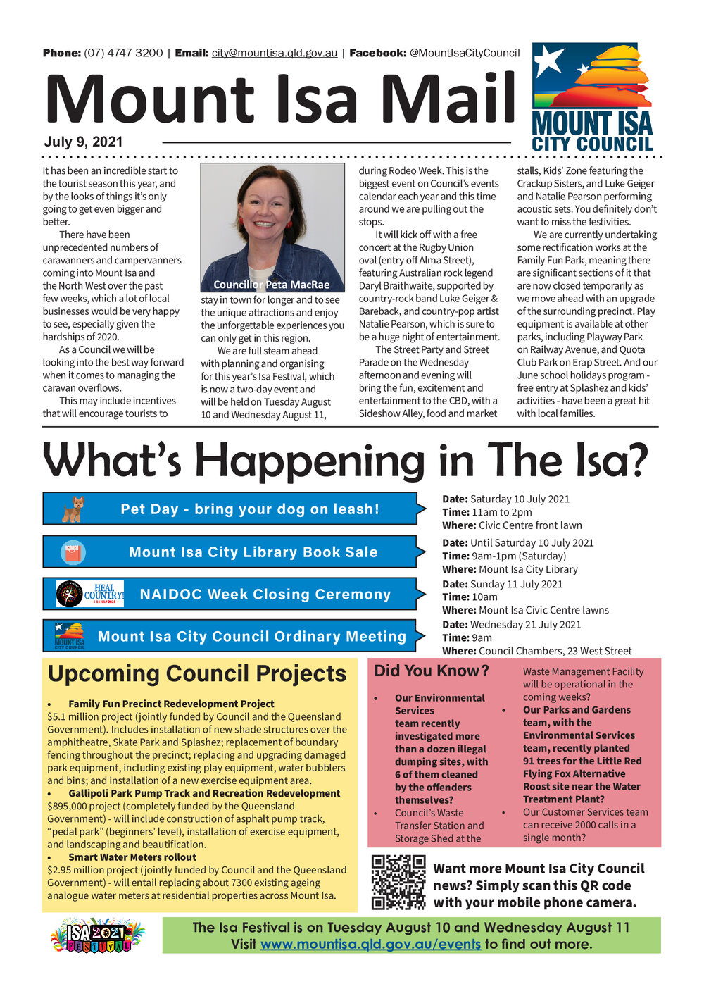 Mount Isa Mail, 9 July 2021