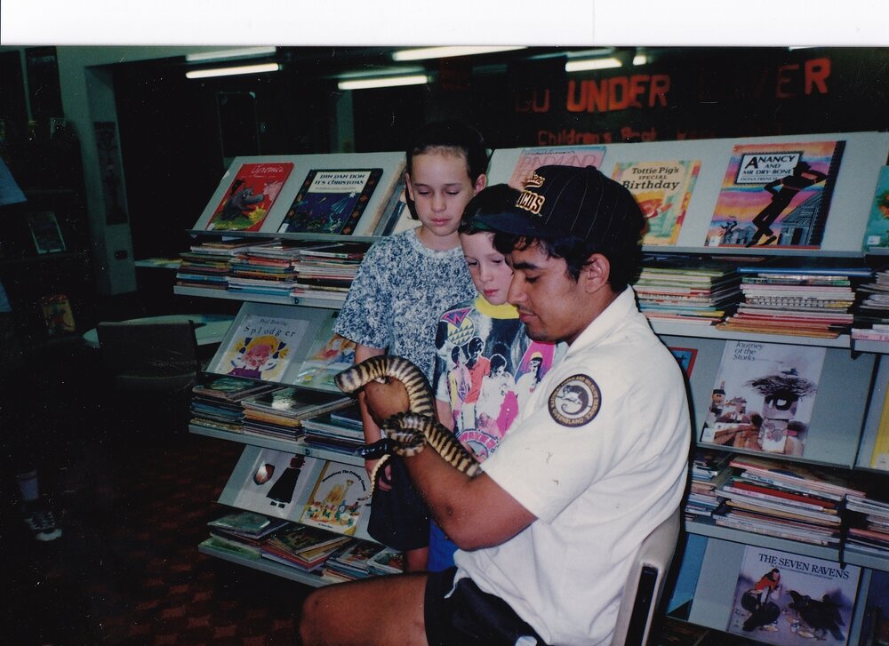 Reptile show, Mount Isa City Library