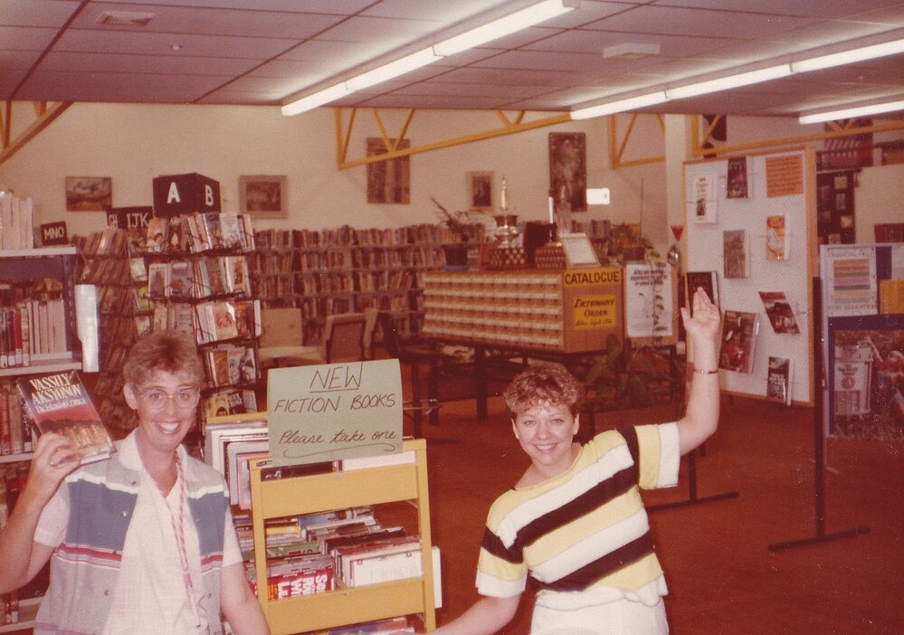 New fiction books, Mount Isa City Library, c.1980s