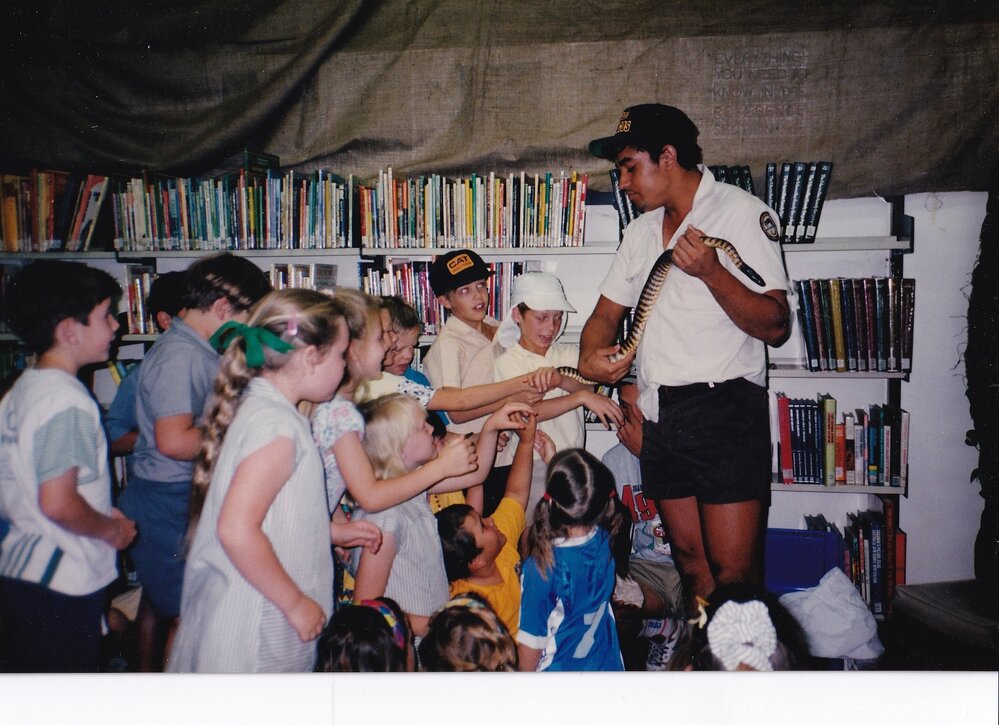 Reptile show, Mount Isa City Library