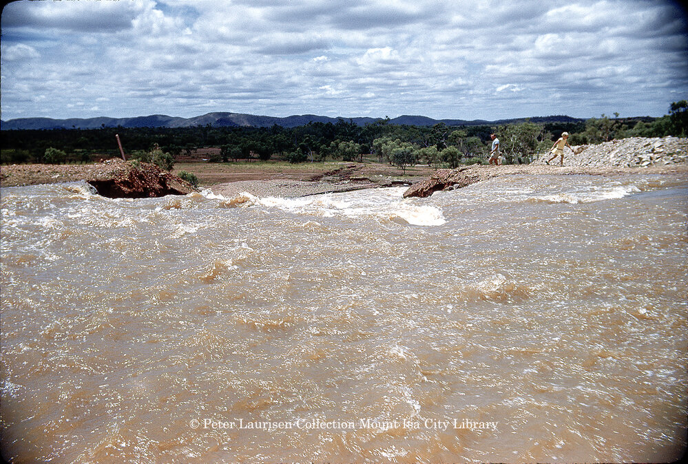 Lake Moondarra spillway, March 1963