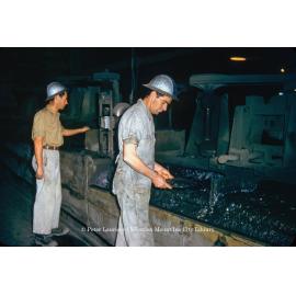 Sampling lead flotation at Mill, Mount Isa Mines, July 1956