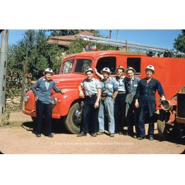 Mount Isa Mines firemen, July 1956