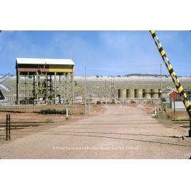 Track hopper under construction, Mount Isa Mines, May 1962