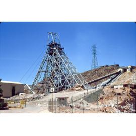 No 2 Ore Shaft Headframe, Mount Isa Mines, March 1962