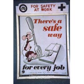 Mount Isa Mines safety poster, October 1962