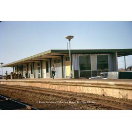 Mount Isa Railway Station platform,  Miles End, July 1963