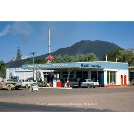 Ron's Super Service Station, Miles End, May 1962
