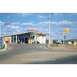 Shell service station, Miles End, May 1962