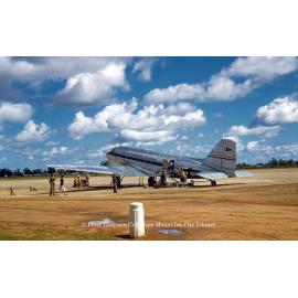Trans Austalian Airlines Douglas DC3, Cloncurry Airport, October 1950