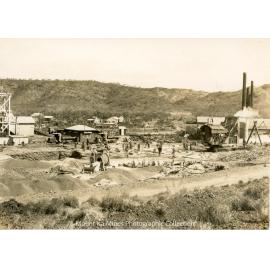 Man and Supply Winder House and Compressor House under construction, June 1930