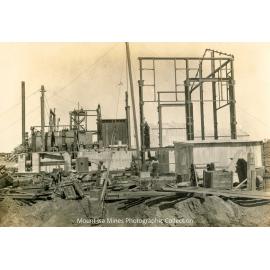 Urquhart Shaft Hoist House under construction, Mount Isa Mines, August 1930