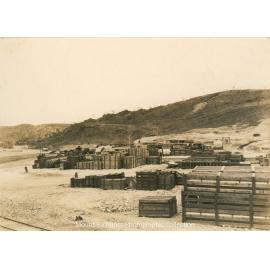 Excavations for spray pond of Mines Power Station, Mount Isa Mines, January 1930