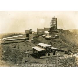 Concentrator, Urquhart Shaft, and Assay Office under construction, Mount Isa Mines, December 1930