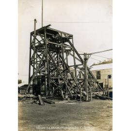 Man and Supply Headframe, Mount Isa Mines, December 1930