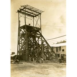 Man and Supply Shaft Headframe, Mount Isa Mines, December 1930
