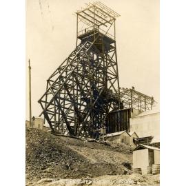 Urquhart Shaft Headframe, Mount Isa Mines, February 1931