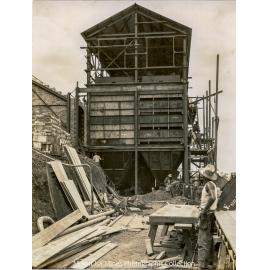 Cottrell Plant under construction, Mount Isa Mines, January 1931