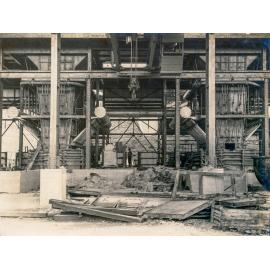 Front elevation of blast furnaces, Mount Isa Mines, December 1930