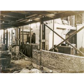 Mines Power Station division wall between turbine room and switchroom in the basement, Mount Isa Mines, May 1930
