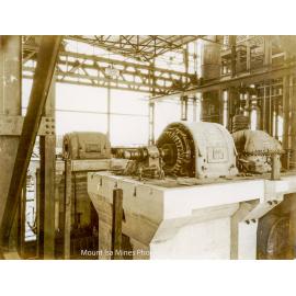 Mines Power Station turbo alternator in position, Mount Isa Mines, May 1930