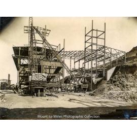 Smelter storage bins and Filter Plant, Mount Isa Mines, March 1930
