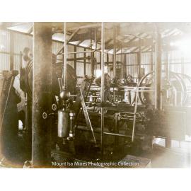 Winding engine compressor house at Lawlor Shaft, Mount Isa Mines, May 1930