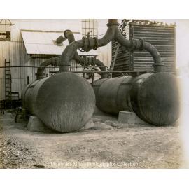 Compressor Plant air receivers, Mount Isa Mines, February 1931
