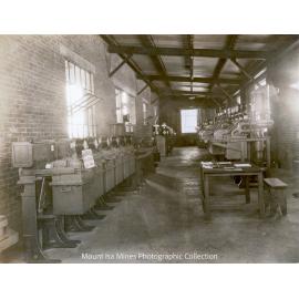 Interior of Main Power House switch room, Mount Isa Mines, April 1931