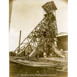 Urquhart Shaft Headframe, Mount Isa Mines, March 1931