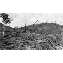 Steam powered diamond drill, Mount Isa Mines, c.1930