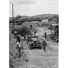 Crusher pit excavation, Mount Isa Mines, May 1932 