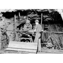 Core drilling at Black Star, Mount Isa Mines, c.1937