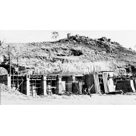 Crusher foundation, Mount Isa Mines, October 1949