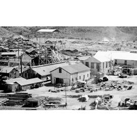 Man and Supply Shaft, Mount Isa Mines, c.1950