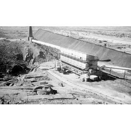Baghouse on lead smelter, Mount Isa Mines, c.1950 