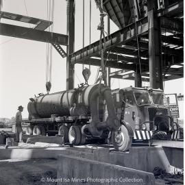 Mica Creek Power Station under construction, September 1958