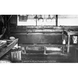 Mess kitchen washing up sink, Mineside, July 1958 
