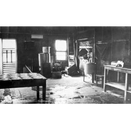 Mess kitchen serving area, Mineside, July 1958 