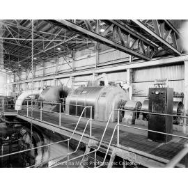 Mines Power Station turbo generator, Mount Isa Mines, December 1958