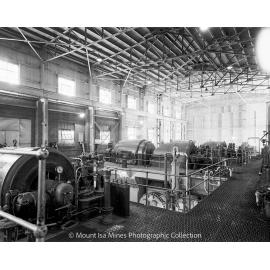 Mines Power Station machine hall, Mount Isa Mines, December 1958