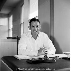 W. K. (Bill) Ellwood in MIMAG Office, January 1959