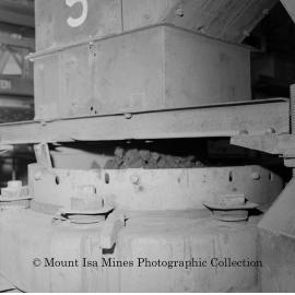 Cone crusher feed mill, Mount Isa Mines, November 1959