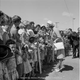 Princess Alexandra visits Mount Isa, August 1959