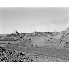 New No 2 Concentrator site under construction, Mount Isa Mines, April 1959